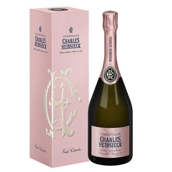 CHAMPAGNE CHARLES HEIDSIECK ROSE' RESERVE CL75 ASTUCCIATO